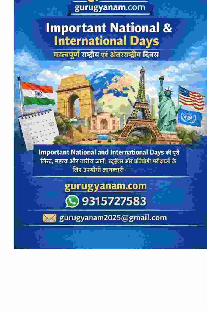 important national international days