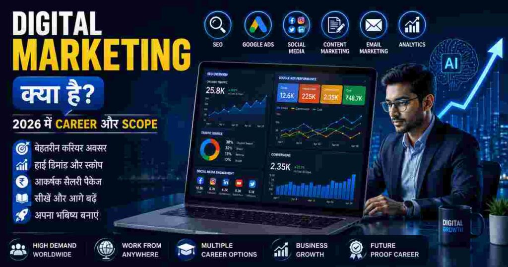 Digital Marketing क्या है? 2026 में Career और Scope