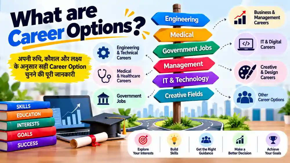 What are Career Options – engineering, medical, government jobs, IT and creative careers